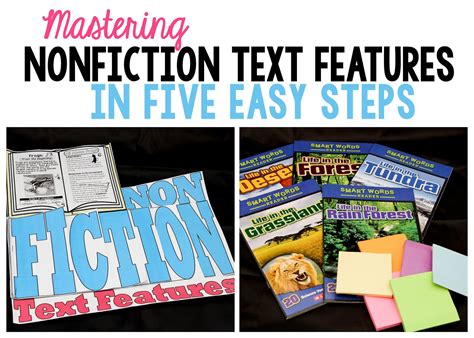 Nonfiction Text Features Mastered In 5 Easy Steps Simply Skilled In