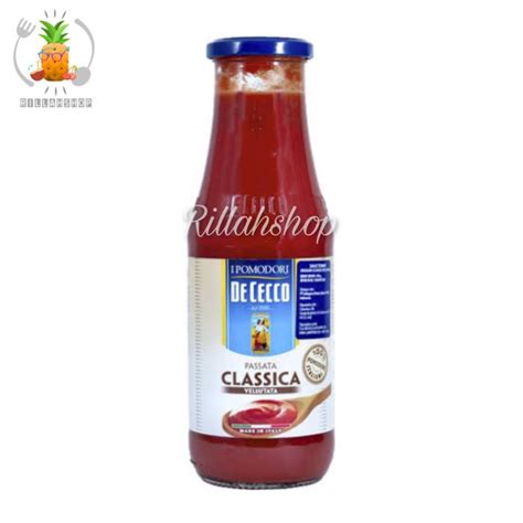 Jual De Cecco Passata Classica Vellutata Ketchup G Shopee Indonesia