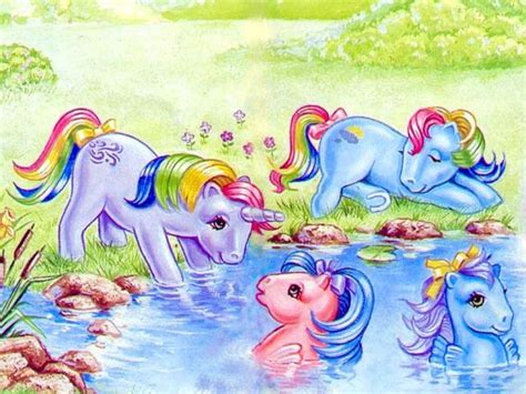 Dedicated To The Art Of G1 — At The Pond Mlp Pamphlet Old My Little