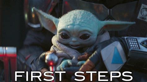 Baby Yoda Emotional First Steps The Mandalorian Baby Yodas Journey The Video You Need