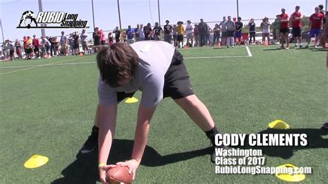 Cody Clements Long Snapper Youtube