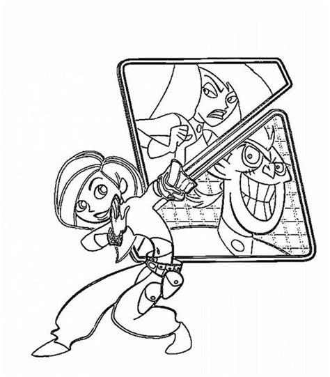 Kim Possible And Her Nemesis Coloring Pages Bulk Color Coloring Pages Kim Possible