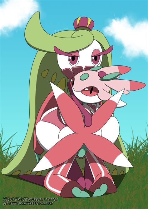 Steenee then evolves into its final evolution tsareena with a after stomp. Tsareena and Lurantis by BetaPunkDrawings on DeviantArt