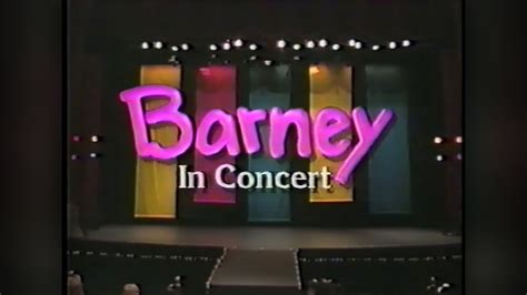 Barney In Concert Pledge Drive Edit 1991 1993 Opb Partial