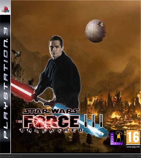 Star Wars The Force Unleashed 3 Playstation 3 Box Art Cover By Noelneave