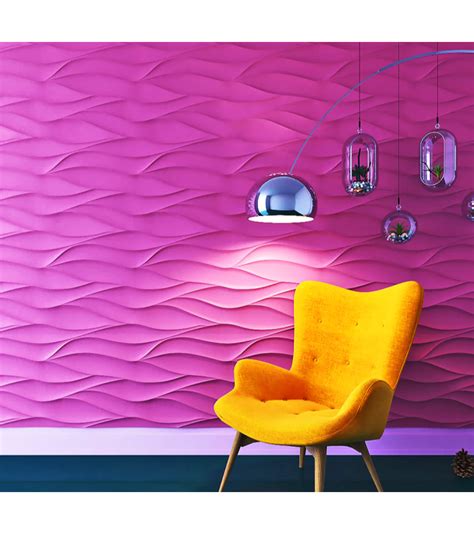 Model Stormy Wave 3d Wall Panel