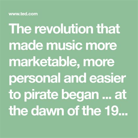 The Revolution That Made Music More Marketable More Personal And