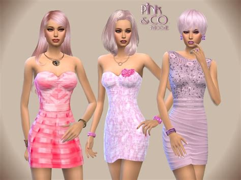 Pinkandco Dresses By Paogae At Tsr Sims 4 Updates