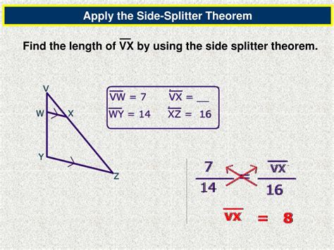 Ppt Objectives Use Side Splitter Theorem And The Triangle Angle