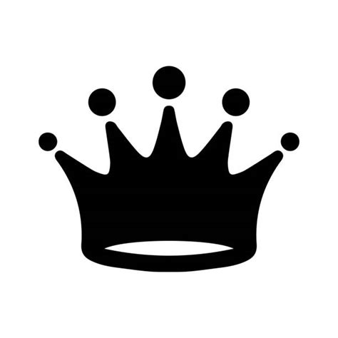 4500 King Crown Silhouette Stock Illustrations Royalty Free Vector