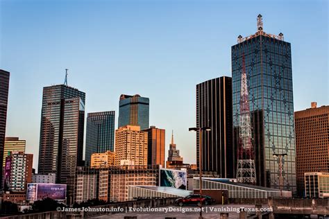 Renaissance Tower And Surrounding Buildings At Sunset James Johnston