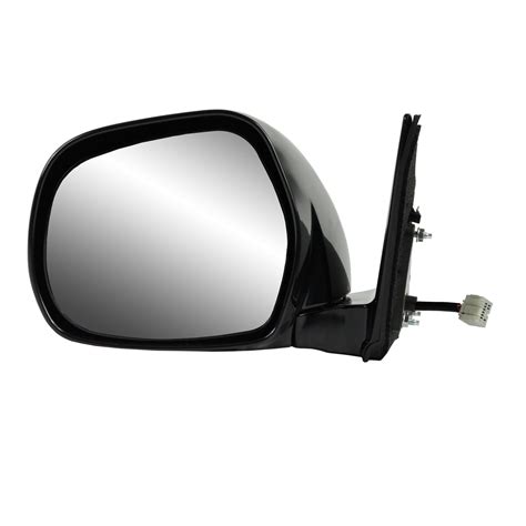 70176t fit system driver side mirror for 03 09 lexus gx470 black w ptm cover w memory