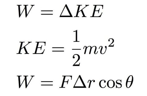 The Formula For Work Physics Equation With Examples Science Trends