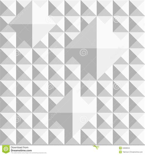 Abstract Geometrical Seamless Pattern With Squares Stock Illustration