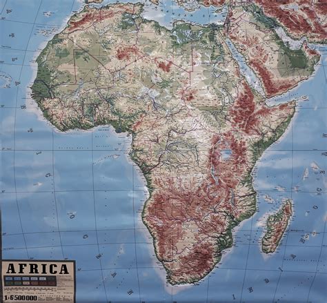 Mapa De África Para Imprimir Político Físico Mudo Continente Africano