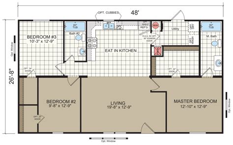 How To Read And Understand Mobile Home Floor Plans Mhvillage