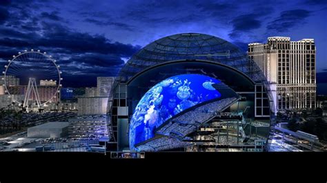 Mgms Massive New Sphere Showing Off Its Largest Led Screen In The