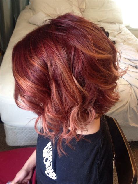 Short Red Hair With Highlights Hair Colors Ideas For Short Hair