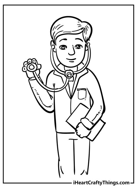Coloring Pages Doctor Home Interior Design