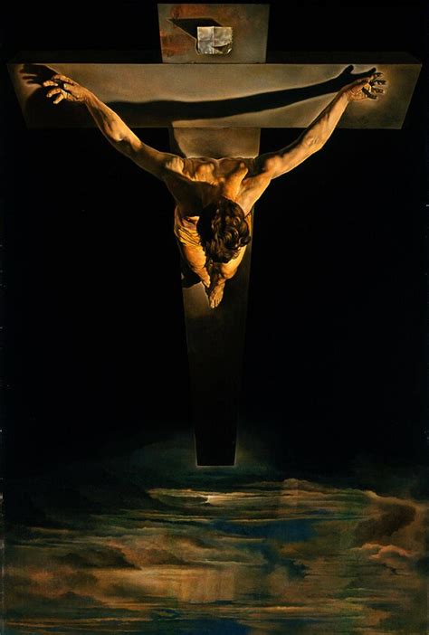 Salvador Dali Print Christ Of St John Of The Cross Picture Etsy