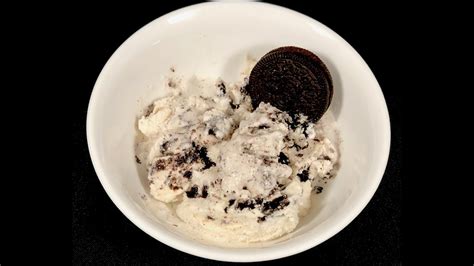 With the ice cream paddle fitted, whisk the mixture and pour into the ice cream maker bowl. Oreo Cookie Ice Cream Recipe using a Cuisinart ICE-30BC ...