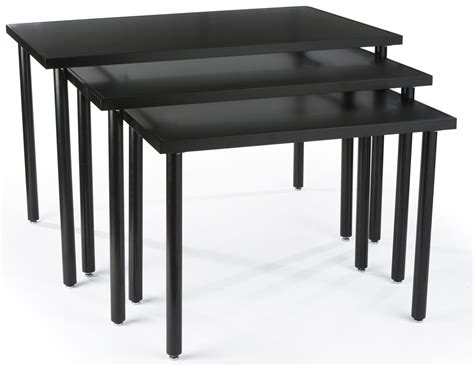 Black Nesting Tables | Set of 3