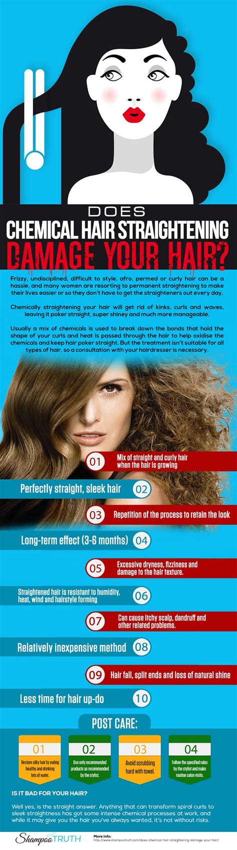 Does Chemical Hair Straightening Damage Your Hair Chemically