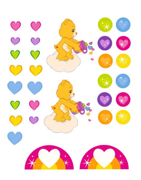 Care Bear Stickers 31 Pieces Kids Sticker Book Journals Etsy Canada