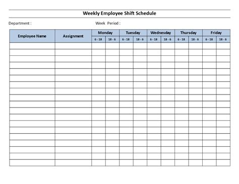 Printable 12 Hour Shift Schedule Example Calendar Printable