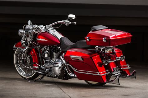 The outcome of those early days was a burgundy chopper with an inverted front. 2008 Cholo Style Harley Davidson Road King Gangster Style ...