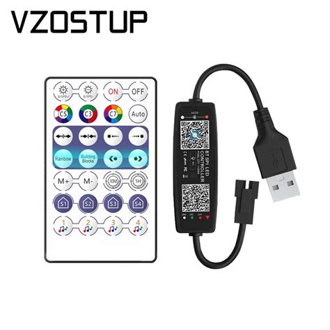 Ws2812b Controller Bluetooth Music App Control For Pixel Led Strip