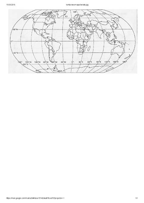 Mapa Konturowa Swiata Images