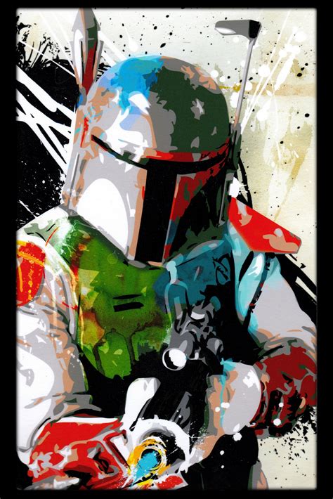 Boba Fett Star Wars 24 X 36 Poster Print Poster Prints Star Wars