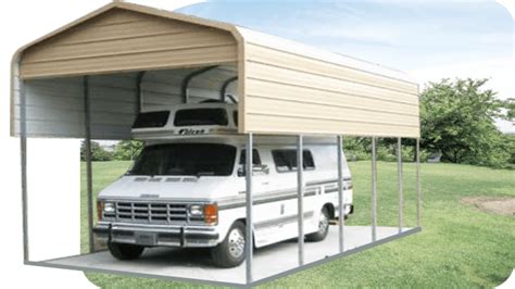 One Car Carports Mighty Roof Style Sizes With Endless Potential