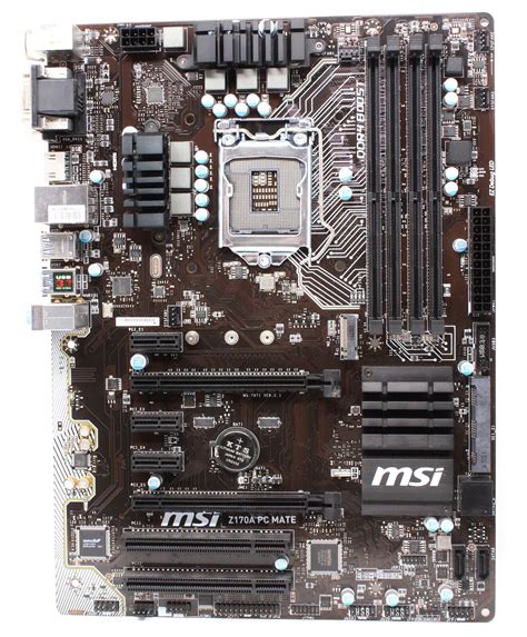 Msi Z170a Pc Mate Ms 7971 Ver21 Intel Z170 Atx Mainboard Sockel 1151