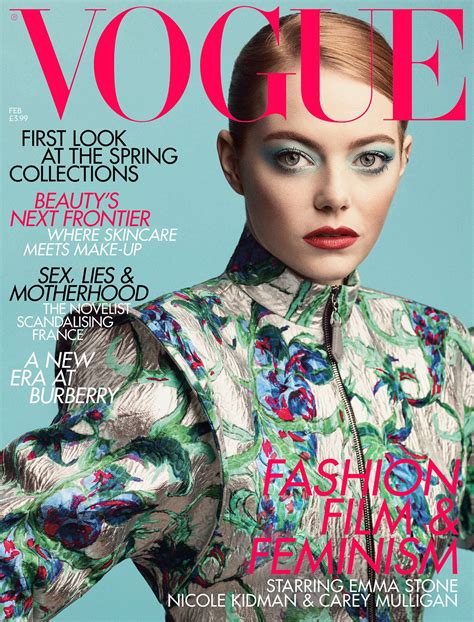 Check spelling or type a new query. Emma Stone Is British Vogue's February Cover Model - Go Fug Yourself