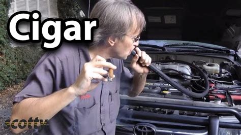 Maybe you would like to learn more about one of these? Finding Engine Vacuum Leaks With A Cigar - YouTube