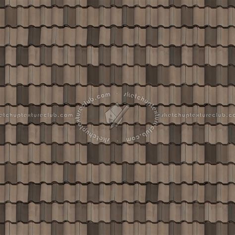 Spanish Clay Roofing Texture Seamless 03453