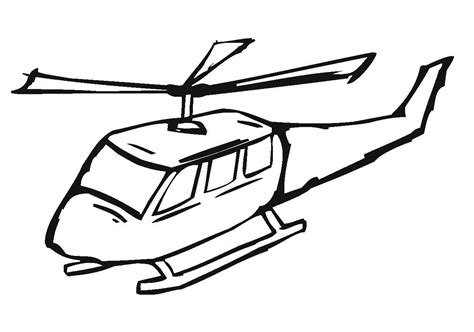 Free Printable Helicopter Coloring Pages For Kids