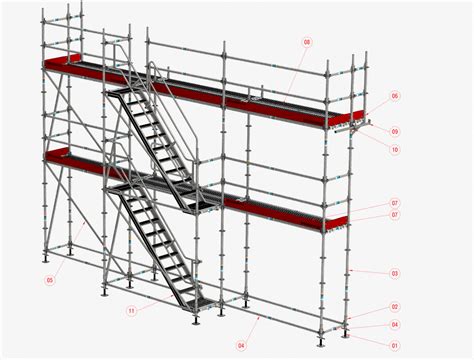 Modular Scaffolding System Ringscaff By Scafom Rux