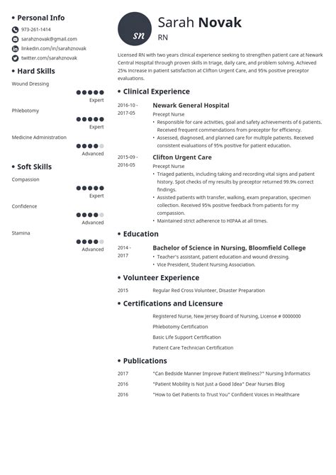 Apart from these qualifications, a fresher teacher, at the time of the interview, must emphasize his/her special abilities and values that prove him/her suitable for sample resume for english teachers. nursing student resume example template initials in 2020 | Nursing students, Job resume examples ...