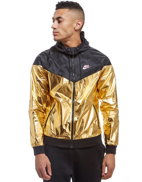 Nike Windrunner Foil Jacket In Metallic For Men Lyst