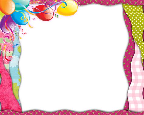 Birthday Border Design Png Png Image Collection