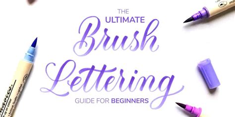 How To Do Brush Lettering The Ultimate Guide Free Worksheets