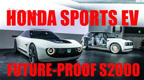 Look This Honda Sports Ev Concept Is A Future Proof S2000 Youtube