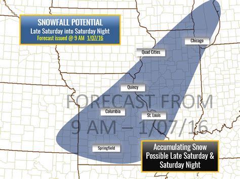 Snow Slides Into The Forecast For St Louis This Weekend Fox