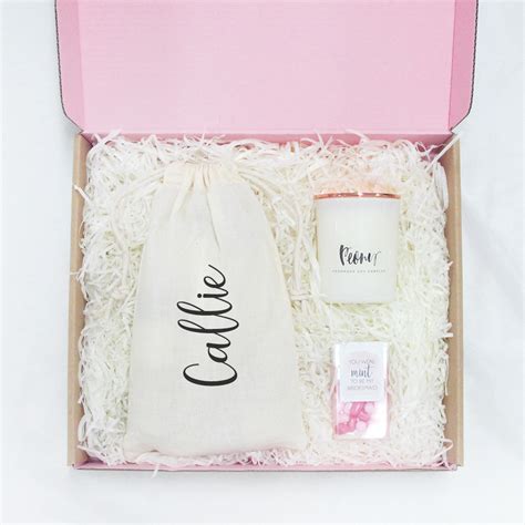 Bridesmaid proposal gifts are a fun way of recruiting your crew. Pamper Mint Bridesmaid Box - The Peppy Curator