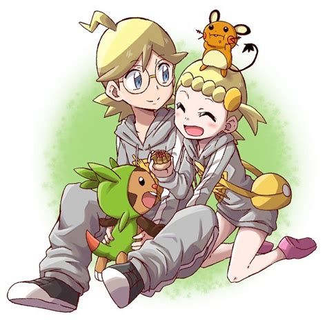 Clemont And Bonnie ♡ Credits To The Artist Who Made This Pokémon