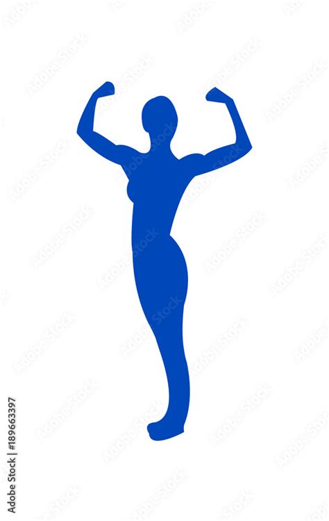strong woman silhouette