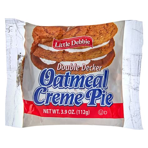 little debbie double decker oatmeal cream pie 3 9oz snacks fast delivery by app or online